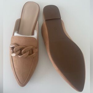 Flat Mules. Brand New. Never Worn. Women’s 8.5.